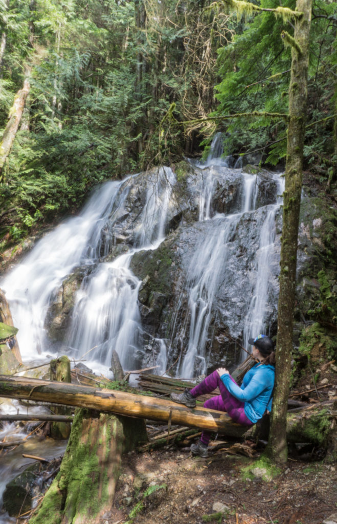 Mystery Falls in Mount Seymour Provincial Park, North Vancouver, BC, Canada