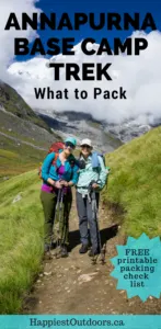What to pack for the Annapurna Base Camp Trek in Nepal. Find out what you need to bring and what you can leave at home. Includes a free printable packing check list.