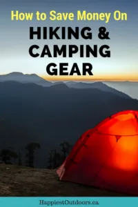17 Ways to Save Money on Hiking and Camping Gear. Get hiking gear on a budget. How to find cheap hiking gear. #hiking #camping