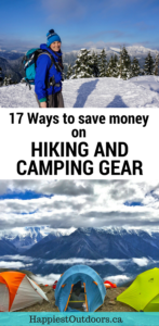 17 Ways to Save Money on Hiking and Camping Gear. Get hiking gear on a budget. How to find cheap hiking gear. 