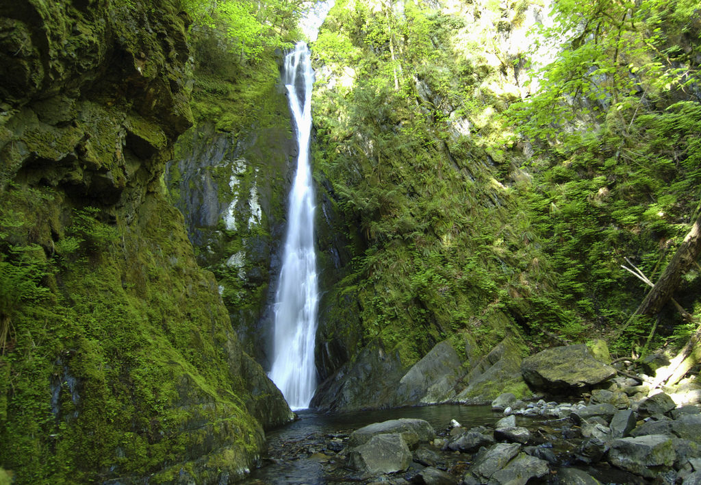 NIagara Falls in Goldstream Provincial Park makes a great pit stop along the Pacific Marine Circle Route.