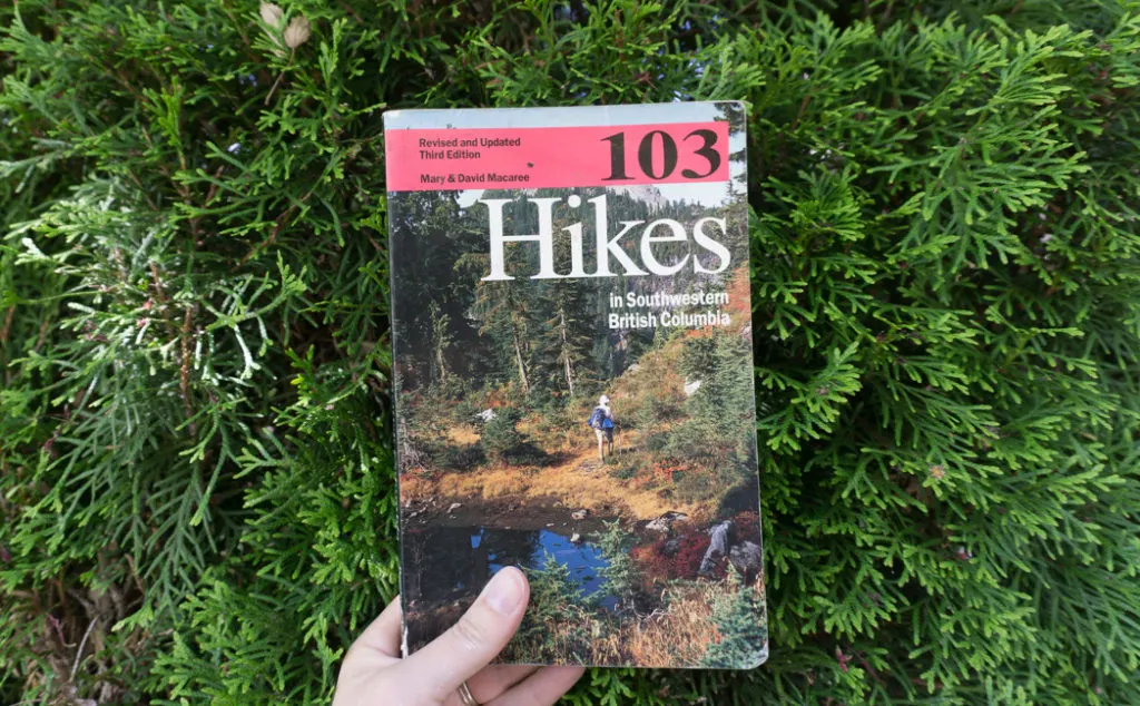 The third edition of 103 Hikes. Learn about the history of hiking guide books in BC from the 1st edition of 103 hikes in 1973 to the new 105 Hikes in and Around Southwestern British Columbia, published in 2018.
