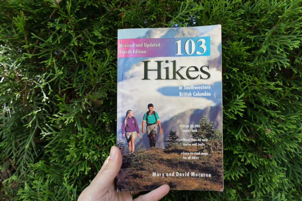 The fourth edition of 103 Hikes. Learn about the history of hiking guide books in BC from the 1st edition of 103 hikes in 1973 to the new 105 Hikes in and Around Southwestern British Columbia, published in 2018.
