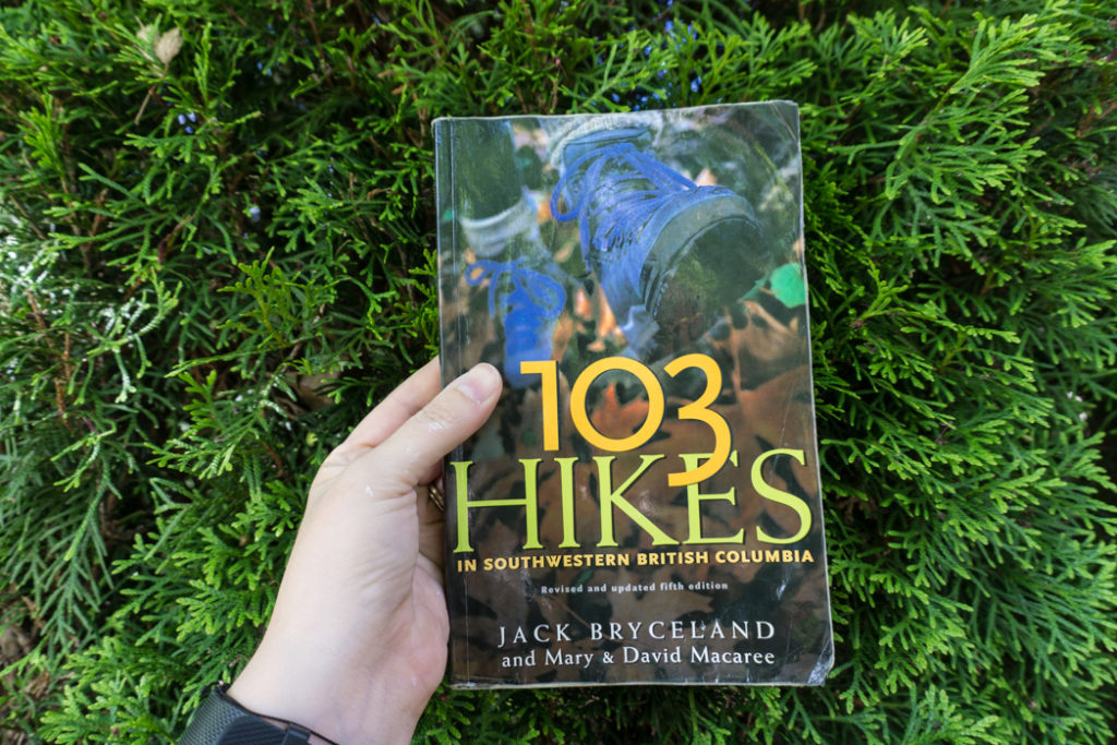 The fifth edition of 103 Hikes. Learn about the history of hiking guide books in BC from the 1st edition of 103 hikes in 1973 to the new 105 Hikes in and Around Southwestern British Columbia, published in 2018.