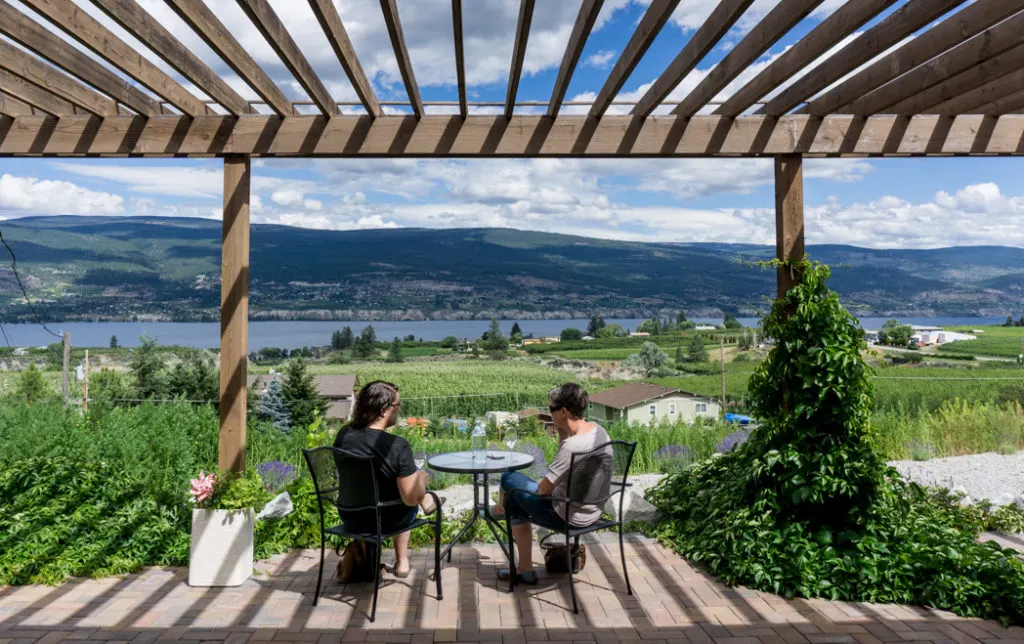 Lunessence Winery in Summerland, BC. Explore Summerland's wineries by bike with this self-guided tour.