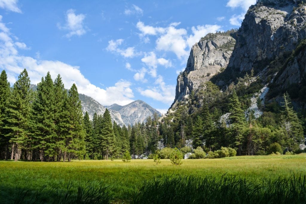 Zumwalt Meadow in Kings Canyon National Park - just one of many things to do in Sequoia and Kings Canyon National Parks.