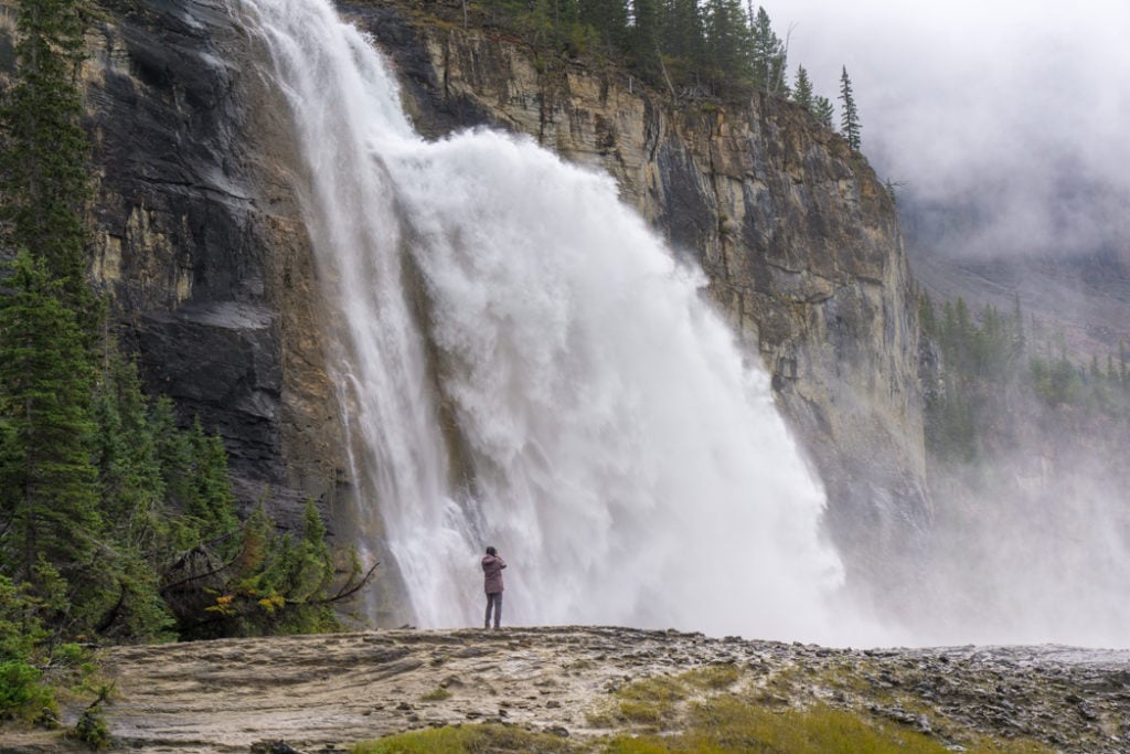 Emperor Falls on the Berg Lake Trail. The Ultimate Guide to Hiking the Berg Lake Trail in Mount Robson Provincial Park in the Canadian Rockies