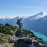Hiking near Whistler, BC. Learn how to Leave No Trace when hiking and camping to keep the wilderness wild.