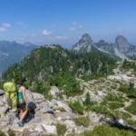 Hiking the Howe Sound Crest Trail near Vancouver. Get the best black friday deals for hikers