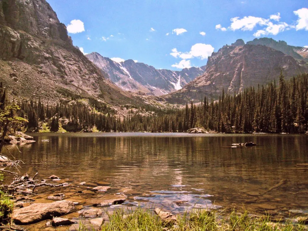 The Lock in Rocky Mountain National Park. One of the best lake hikes in Colorado.