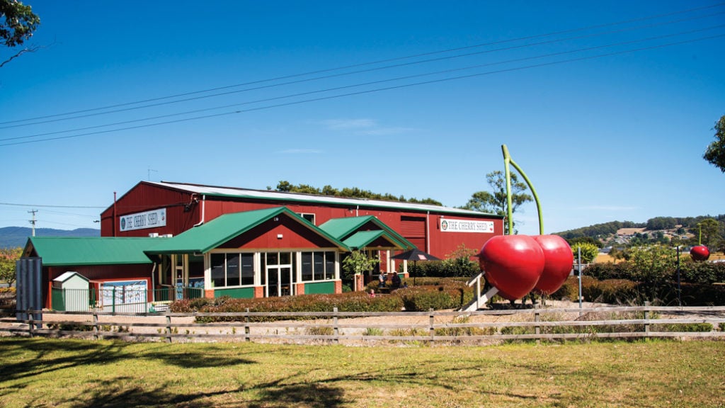 The Cherry Shed near Devonport, Tasmania. Just one of over 40 things to do in Devonport and Tasmania's North West.