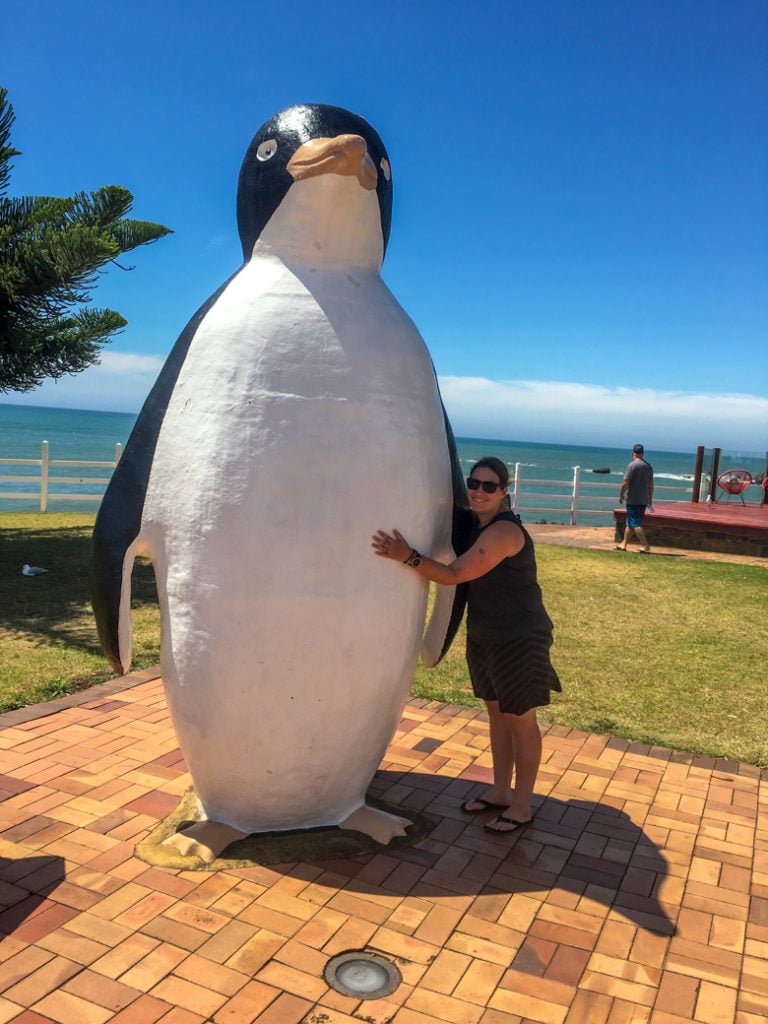 The giant penguin in the town of Penguin, Tasmania. Just one of over 40 things to do in Devonport and Tasmania's North West.