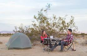 Camping at a Hipcamp site near Joshua Tree. Just one of our recommendations for the best places to stay near Joshua Tree.