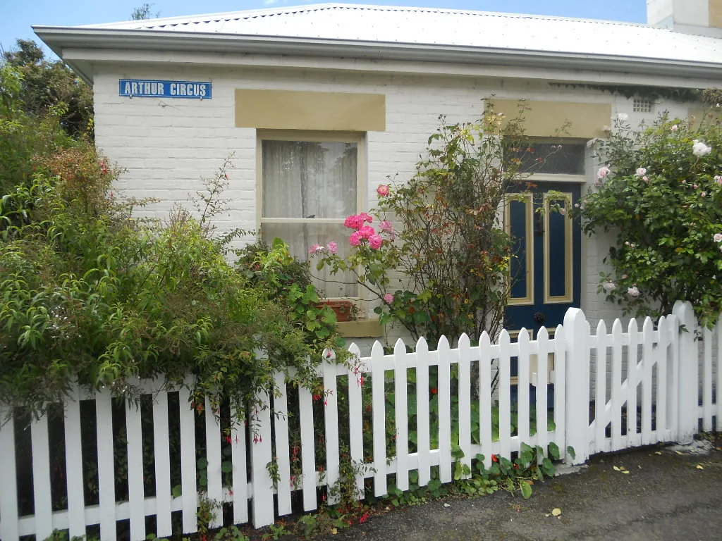 Historical cottage in the Battery Point area of Hobart, Tasmania