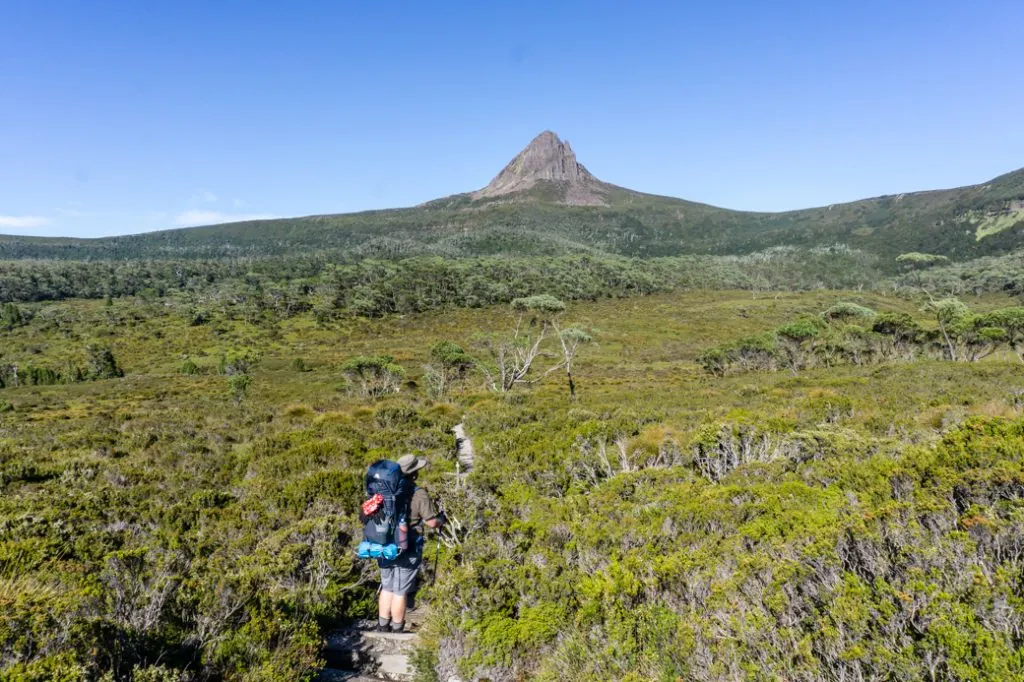 Barn Bluff. Hike this peak as a side trip from the Overland Track.