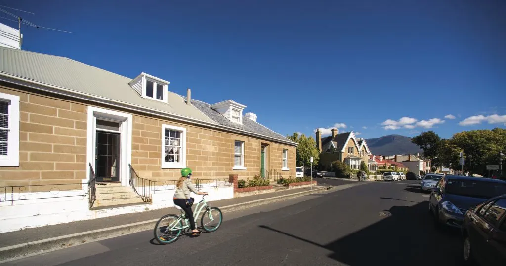 Hampden Road in Battery Point, Hobart, Tasmania