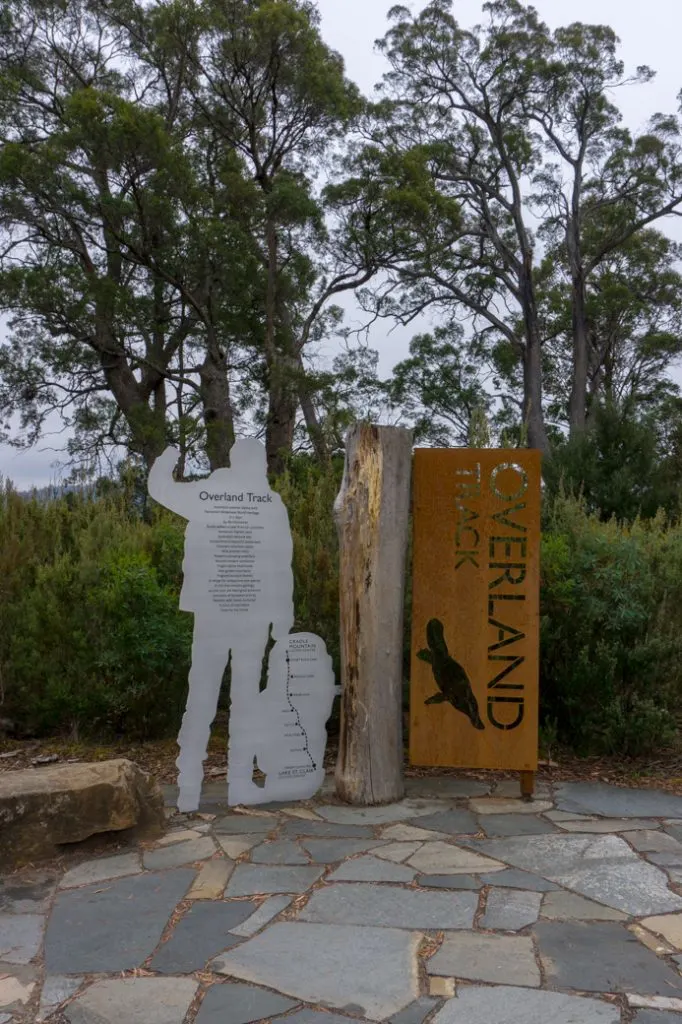 The Overland Track ends at Cynthia Bay on Lake St Clair