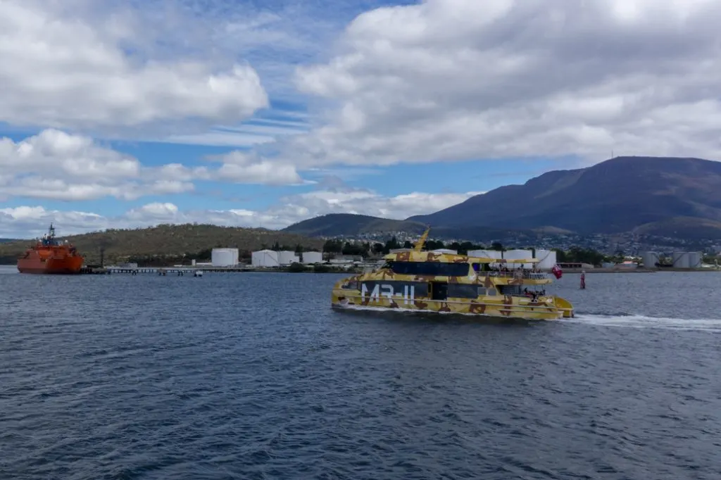 The MONA ferry in Hobart, Tasmania