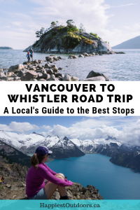 Take a road trip from Vancouver to Whistler on the Sea to Sky Highway. This local's guide includes attractions, hikes, museums, restaurants, hotels and more. Drive from Vancouver to Whistler in British Columbia, Canada and see the best sights along the way. #SeatoSkyHighway #Vancouver #Whistler #Canada