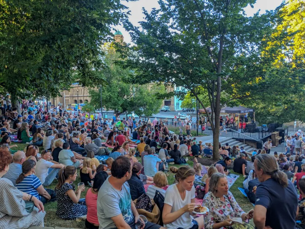 Friday night at Street Eats @ Franko in Hobart, Tasmania. Be sure to visit if you are in Hobart on the weekend.