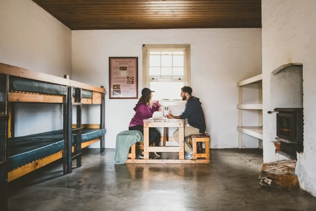 The bunk rooms at Darling Penitentiary on Maria Island, Tasmania, Australia