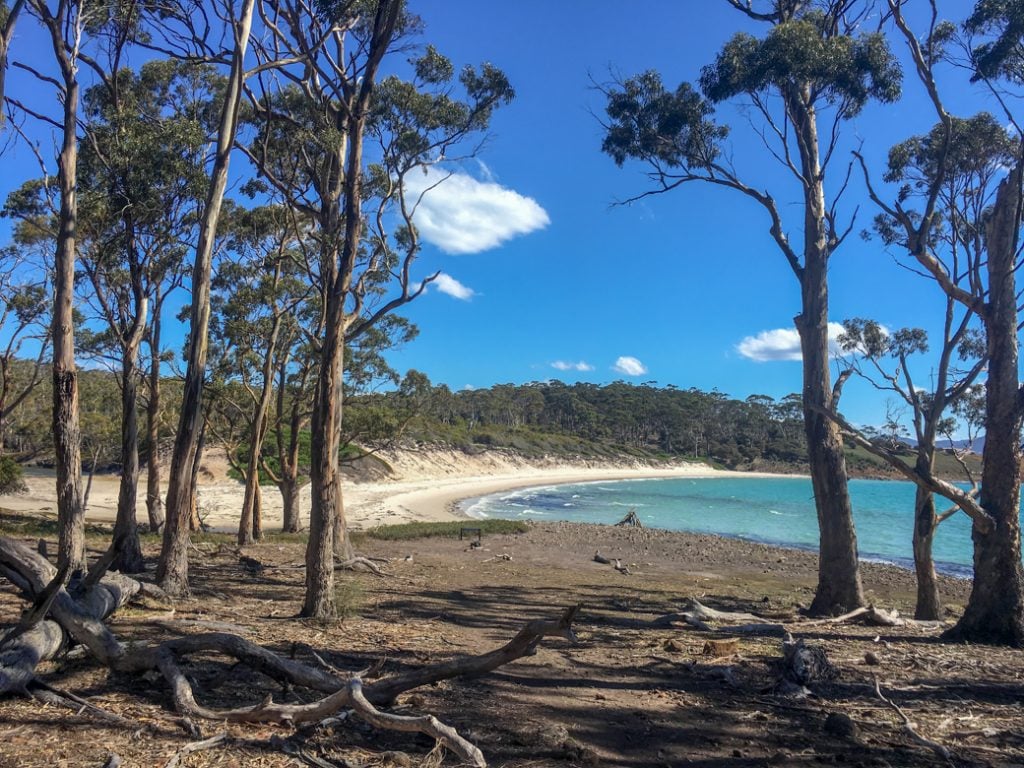 Four Mile Beach on Maria Island, Tasmania