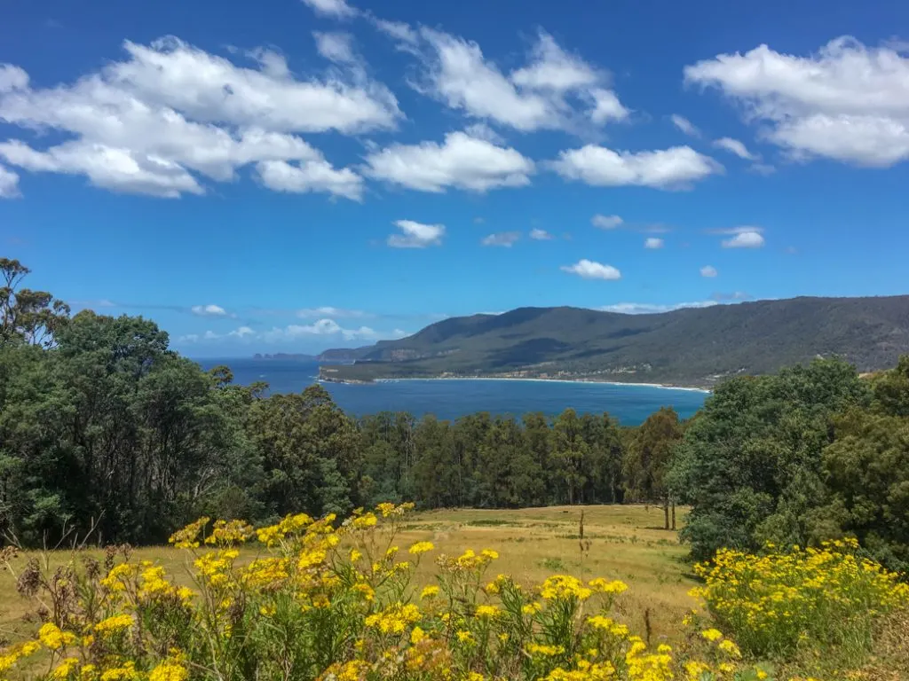 Pirate's Bay Lookout on the Tasman Peninsula in Tasmania, Australia