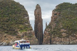 Tasman Peninsula Boat cruise near Port Arthur, Tasmania, Australia