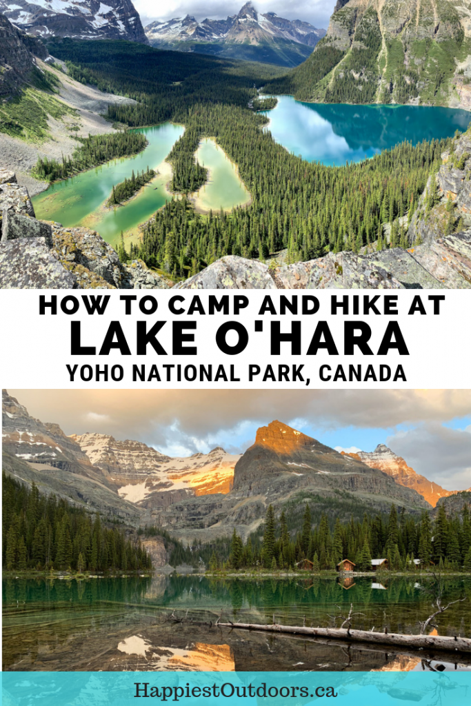 How to camp and hike at Lake O'Hara in Yoho National Park, Canada. Includes info on the Lake O'Hara bus, including how to book it, camping at Lake O'Hara and all the best hikes including the Lake O'Hara Alpine Circuit. #LakeOHara #YohoNationalPark #CanadianRockies #BritishColumbia #Canada #hiking #camping