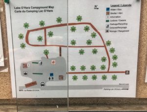 Lake O'Hara campground map