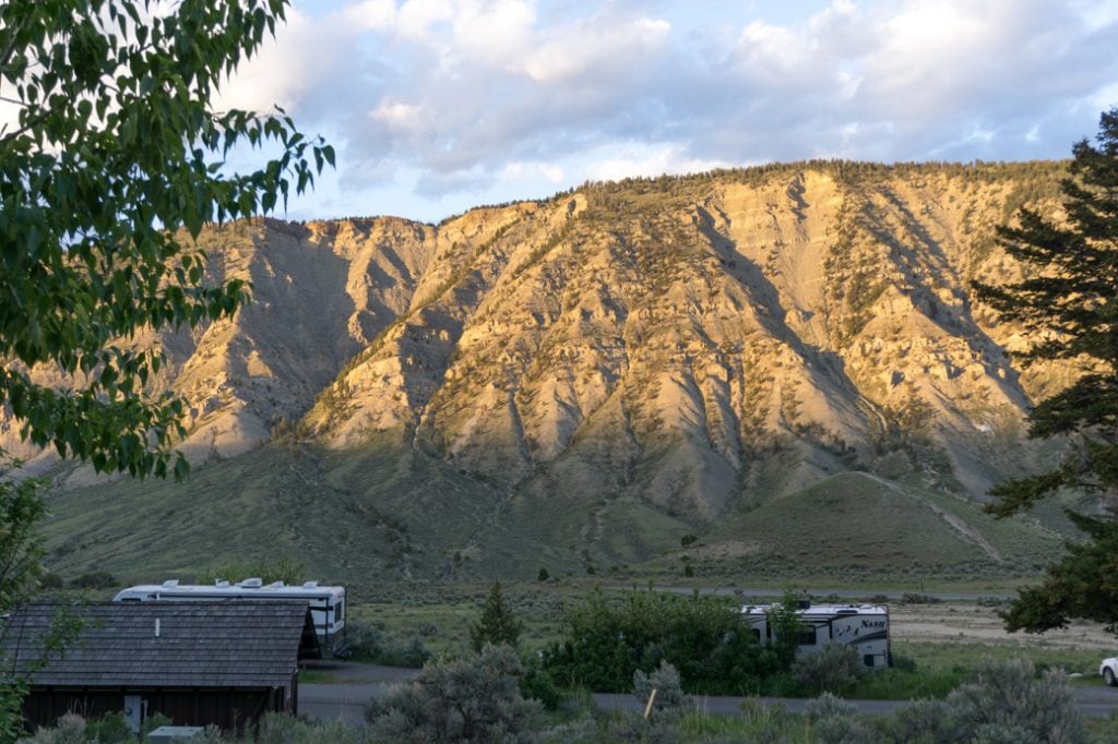 Mammoth Campground in Yellowstone National Park