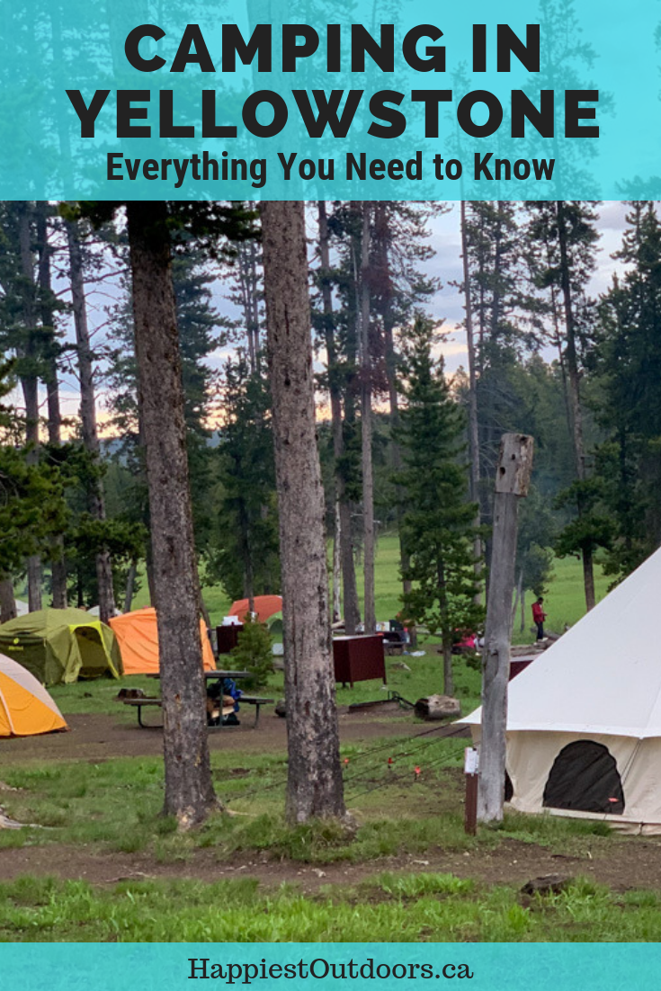 Yellowstone camping single image - Happiest Outdoors