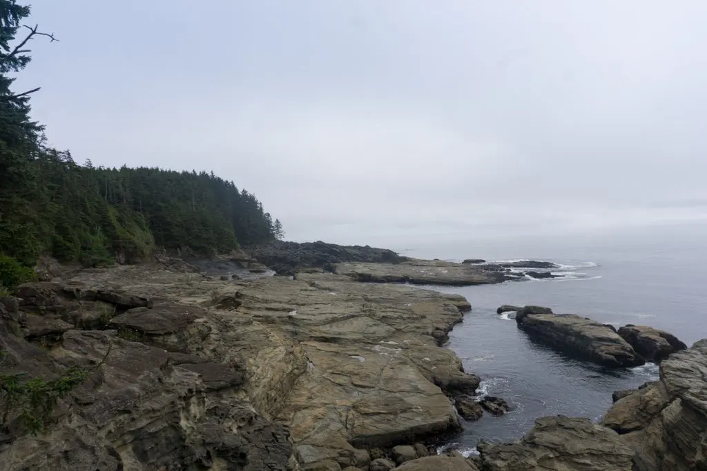 The view from Sea Lion Rocks on the West Coast Trail