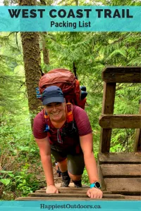 West Coast Trail Packing list: everything you need to bring. What to pack for the West Coast Trail in British Columbia, Canada. #WestCoastTrail #BC #Canada #hiking #packinglist