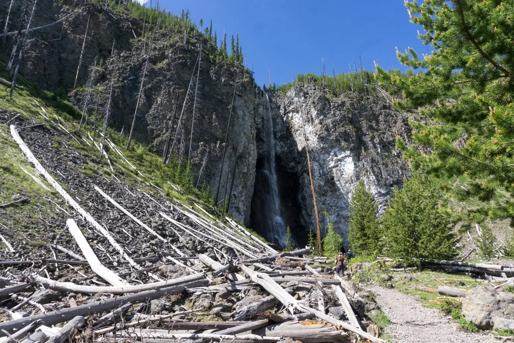 Fairy Falls in Yellowstone National Park