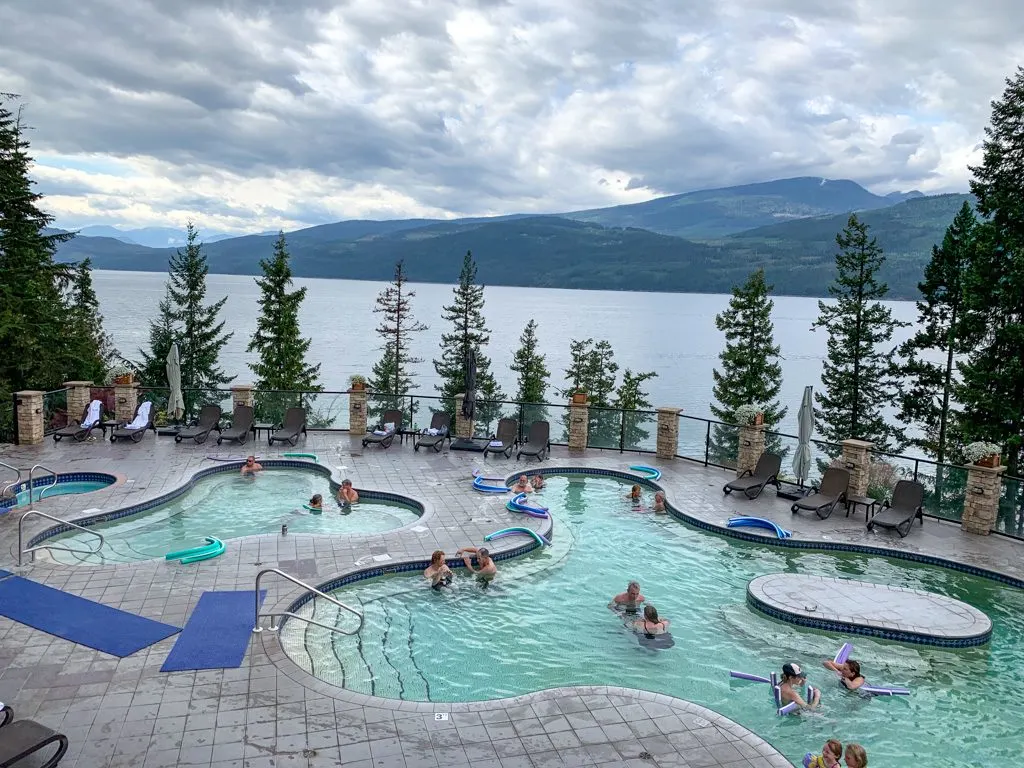 Halcyon Hot Springs near Revelstoke, BC