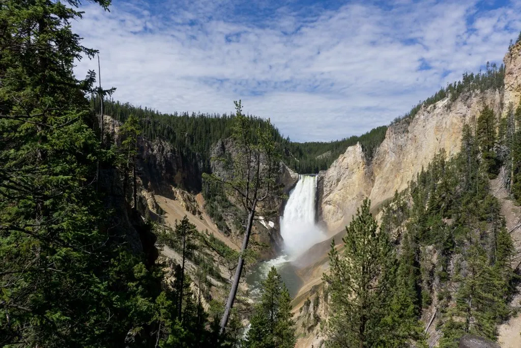 Lower Falls in the Grand Canyon of the Yellowstone