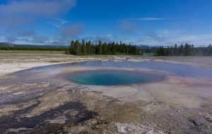 Thermal pool in Yellowstone National Park. Just one of over 60 things to do in Yellowstone