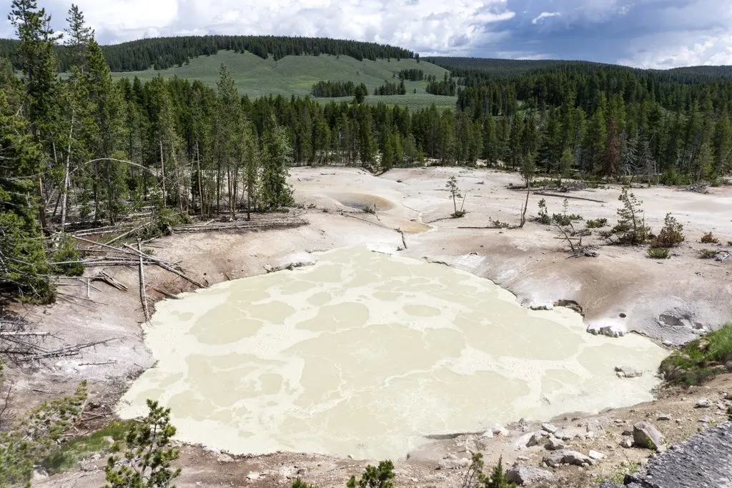 Mud Volcano in Yellowstone