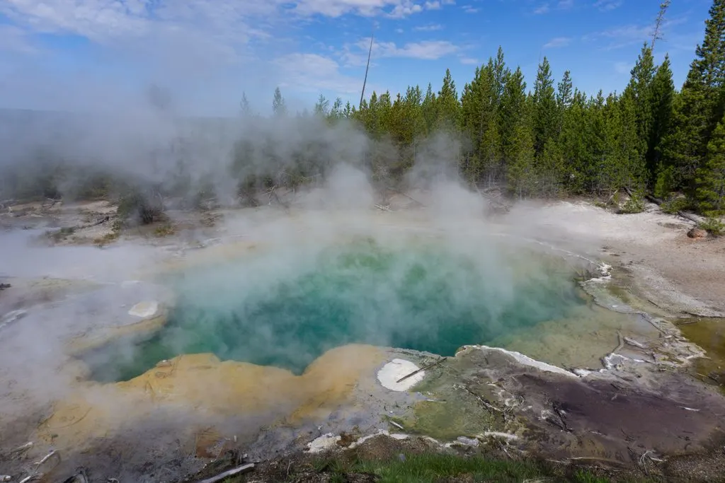 Emerald Spring in Norris Basin