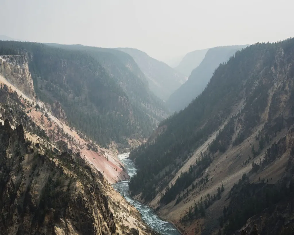 Point Sublime Trail in Yellowstone National Park