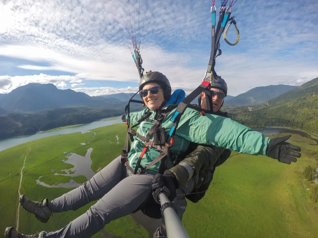 Paragliding in Revelstoke, BC