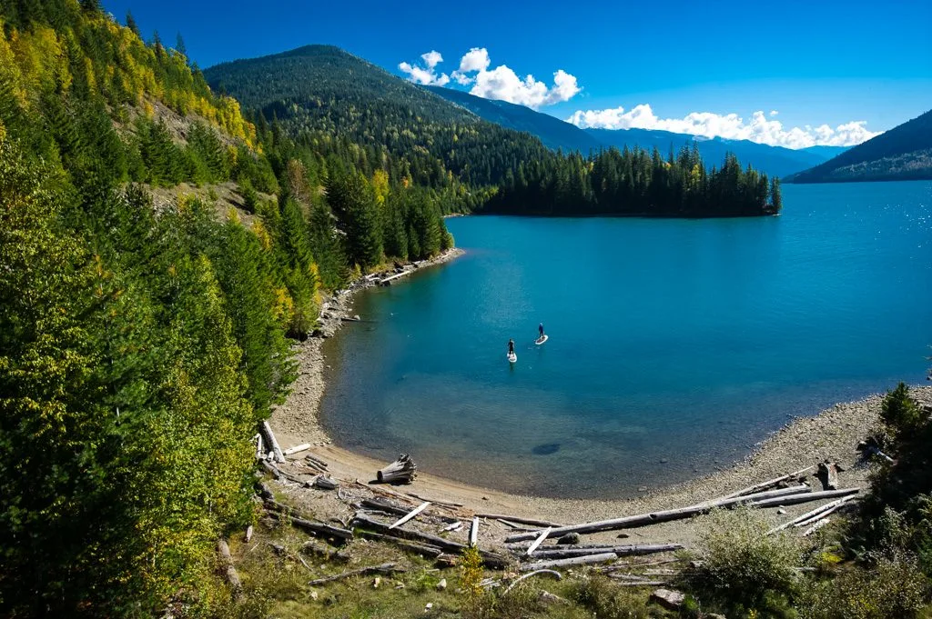 Stand Up Paddleboarding on Lake Revelstoke