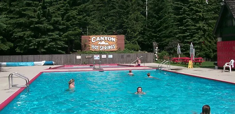 Canyon Hot Springs near Revelstoke, BC