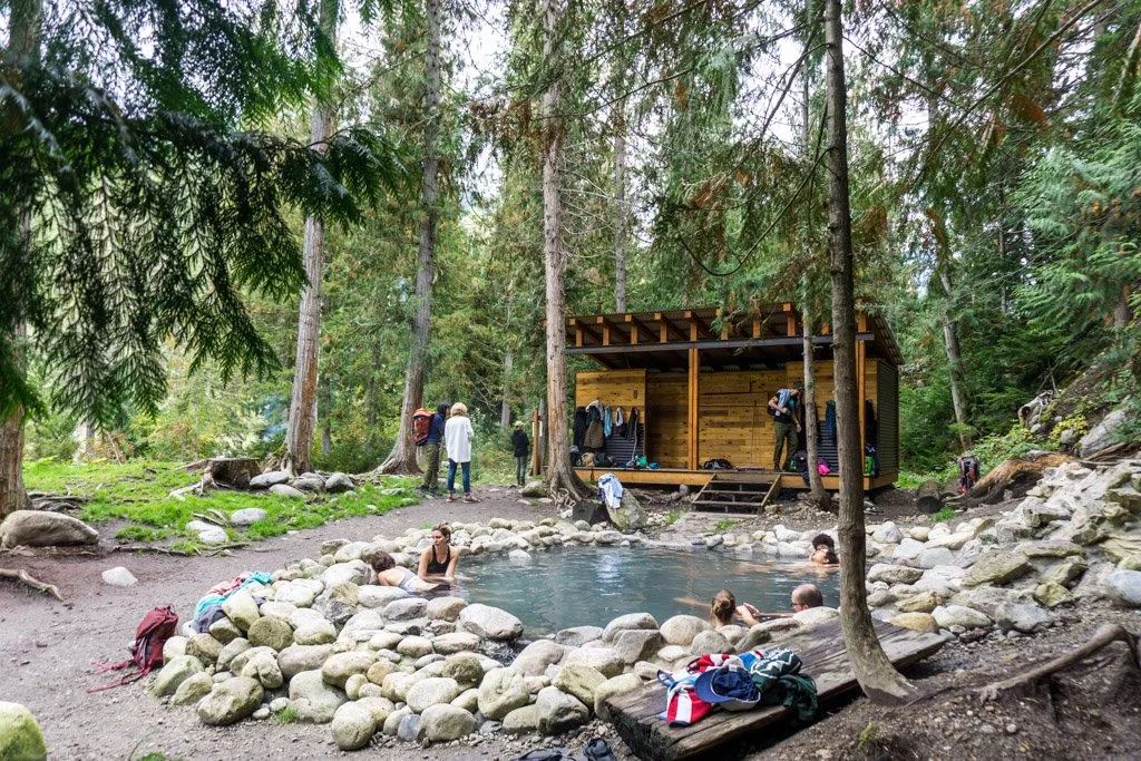 Halfway River Hot Spring in British Columbia, one of Canada's best hot springs.