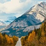 Icefields Parkway in Jasper National Park. Take a Canadian National Parks road trip to see all of Canada's National Parks in one trip.