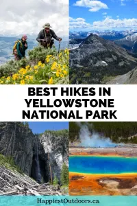 Best hikes in Yellowstone. Hiking in Yellowstone National Park. Yellowstone hiking trails. Trail in Yellowstone National Park. #yellowstone #hikinginyellowstone #yellowstonenationalpark #nationalparks