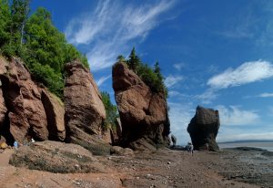 Hopewell Rocks in Fundy National Park. Just one of many stops on a Canadian National Parks road trip