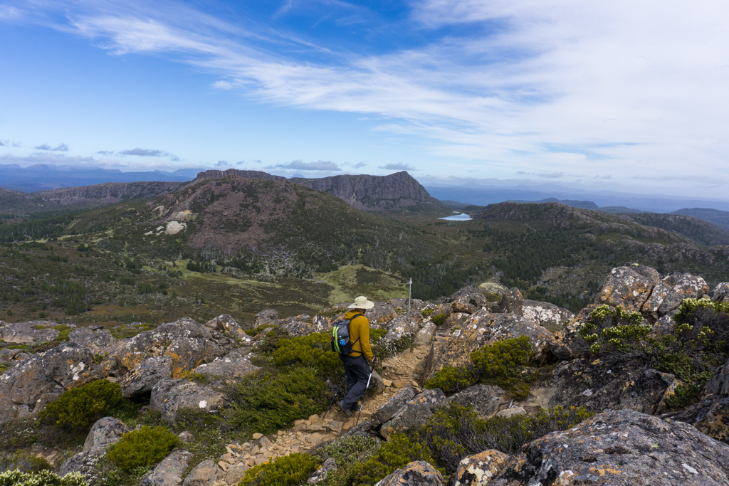View from Mount Jerusalem in Tasmania, Australia