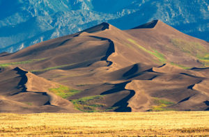 Star Dune after a rain in Great Sand Dunes National Park in Colorado - an under-the-radar US National Park